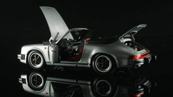 minichamps 100063034 1:18 porsche 911 2.3 carrera cabriolet diecast model silver image5