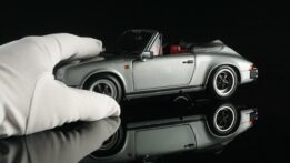 minichamps 100063034 1:18 porsche 911 2.3 carrera cabriolet diecast model silver image8