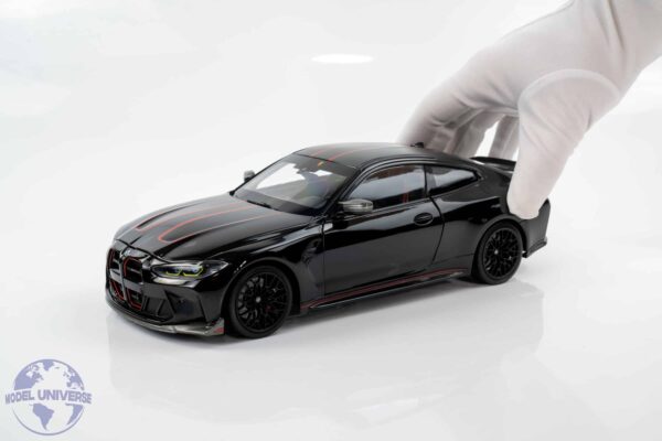 Minichamps - 1:18 BMW M4 CSL Black and Red Metallic 2022 - Diecast Model 14 Minichamps - 1:18 BMW M4 CSL Black and Red Metallic 2022 - Diecast Model