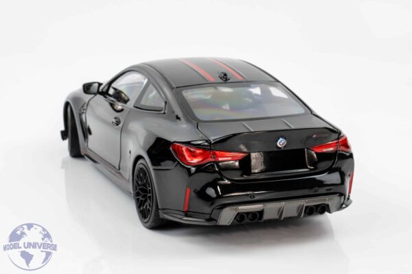 Minichamps - 1:18 BMW M4 CSL Black and Red Metallic 2022 - Diecast Model 19 Minichamps - 1:18 BMW M4 CSL Black and Red Metallic 2022 - Diecast Model