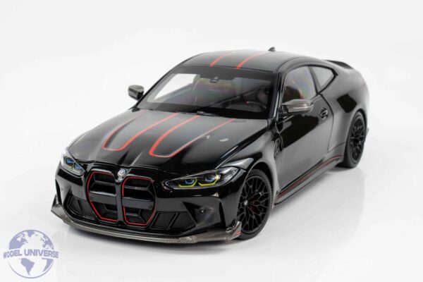 Minichamps - 1:18 BMW M4 CSL Black and Red Metallic 2022 - Diecast Model 18 Minichamps - 1:18 BMW M4 CSL Black and Red Metallic 2022 - Diecast Model