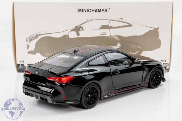 Minichamps - 1:18 BMW M4 CSL Black and Red Metallic 2022 - Diecast Model 13 Minichamps - 1:18 BMW M4 CSL Black and Red Metallic 2022 - Diecast Model
