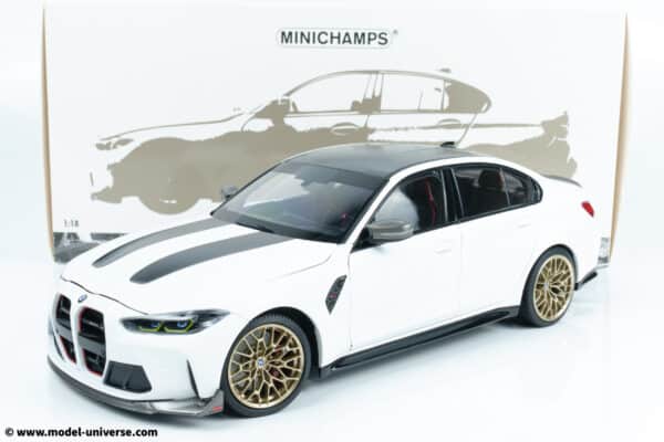Minichamps - 1:18 BMW M3 CS Frozen White 2023 - Diecast Model