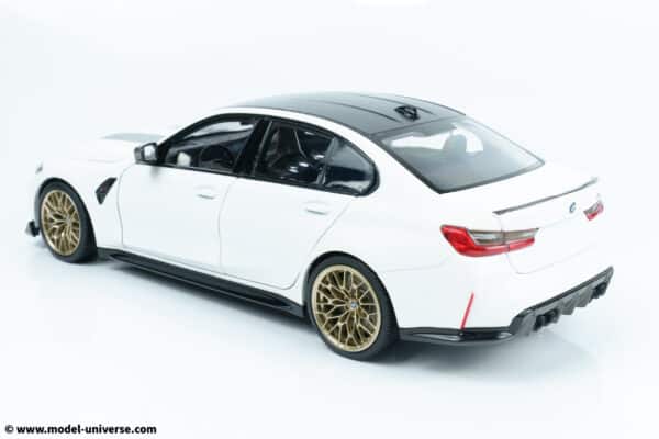 Minichamps - 1:18 BMW M3 CS Frozen White 2023 - Diecast Model