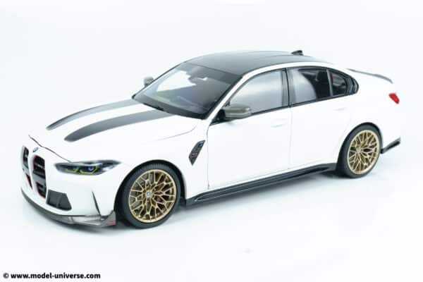 Minichamps - 1:18 BMW M3 CS Frozen White 2023 - Diecast Model