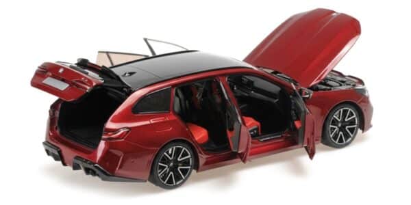 Alternative view of Minichamps 1:18 BMW M5 Touring (G91) 2024 Dark Red Metallic (110023900) Diecast Model