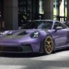 Minichamps - 1:18 Porsche 911 (992) GT3RS Purple w/Gold Wheels