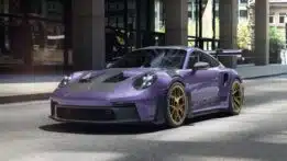 Minichamps - 1:18 Porsche 911 (992) GT3RS Purple w/Gold Wheels