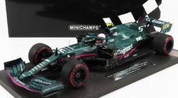 Minichamps 117210705 1:18 Aston Martin F1 AMR21 Vettel Azerbaijan Grand Prix 2021 Resin Model