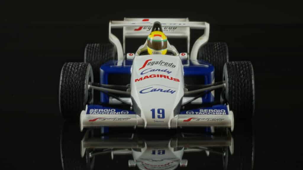 Minichamps 1:18 Toleman Hart TG184 Ayrton Senna Monaco 1984 - Édition Limitée 994 Pièces, Neuf