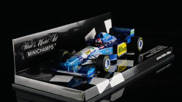 minichamps 1:43 benetton b195 winner british grand prix johnny herbert 1995 image4