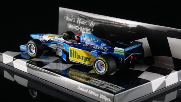 minichamps 1:43 benetton b195 winner british grand prix johnny herbert 1995 image5