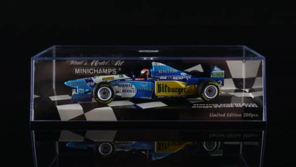 minichamps 1:43 benetton b195 winner british grand prix johnny herbert 1995 image7