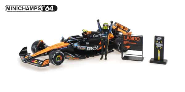Minichamps 1:64 McLaren MCL39 No.4 Lando Norris World Champion Abu Dhabi GP 2025 with Figure (530258704)
