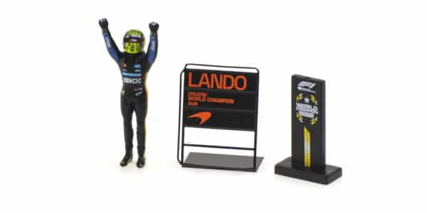 Minichamps 1:64 McLaren MCL39 No.4 Lando Norris World Champion Abu Dhabi GP 2025 with Figure & Pit Boards (530258704) Limited Edition Diecast Model 9 Minichamps 1:64 McLaren MCL39 No.4 Lando Norris World Champion Abu Dhabi GP 2025 with Figure (530258704)
