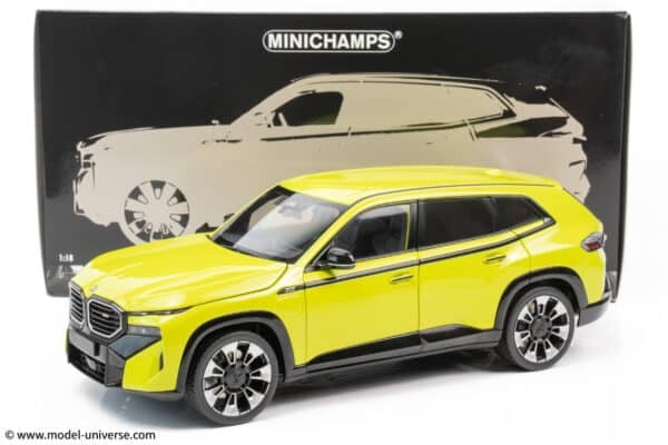 minichamps 1_18 bmw xm sau paulo yellow diecast model 22