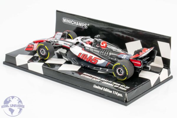 Minichamps - 1:43 Haas F1 VF-25 No.31 Esteban Ocon Canadian GP 2025 - Limited Edition Resin Model 4 minichamps 417251031 haas vf25 esteban ocon canada 1