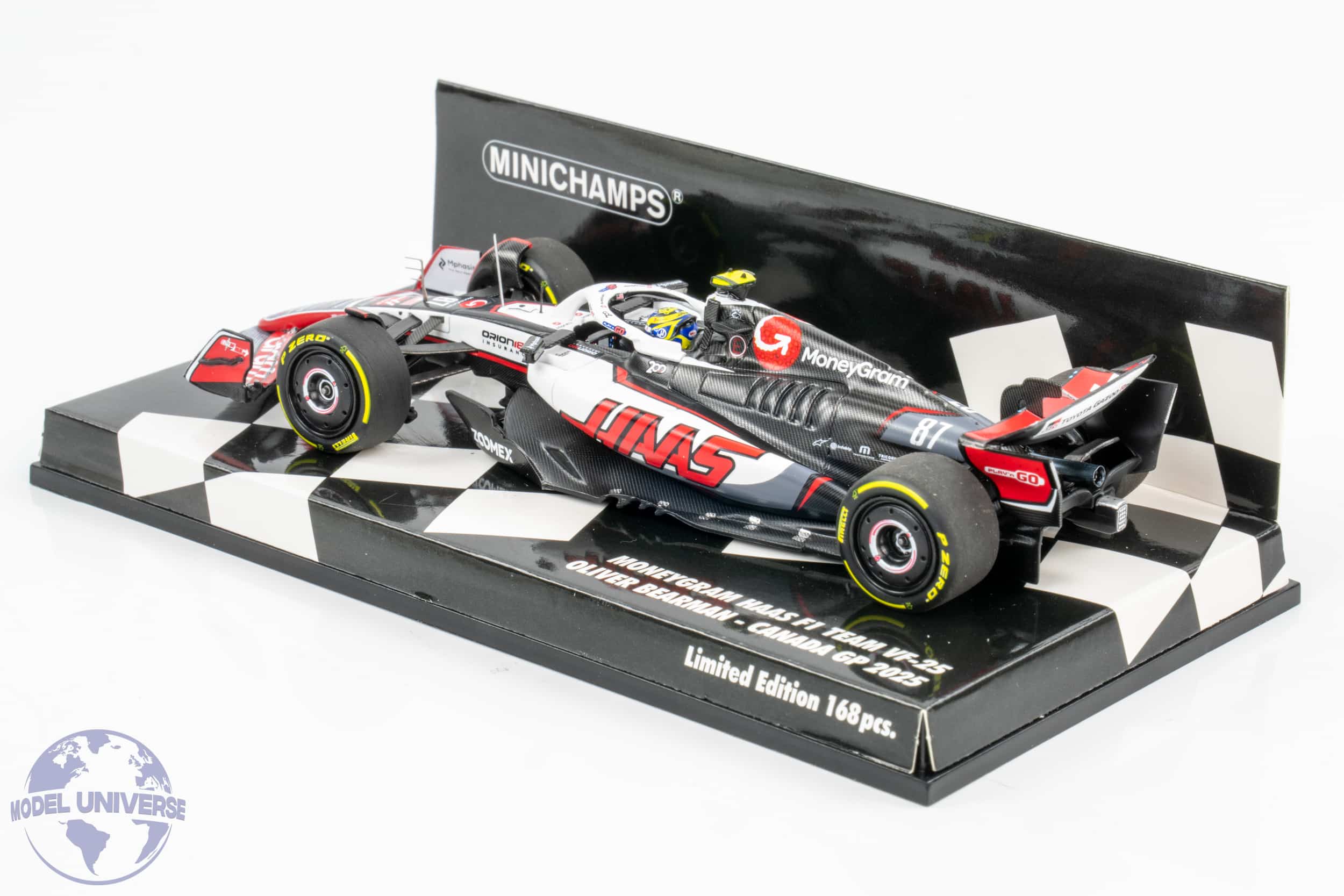 Minichamps - 1:43 Haas F1 VF-25 No.87 Oliver Bearman Canadian GP