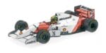 Minichamps - 1:18 McLaren Ford MP4/8 Ayrton Senna Winner Monaco GP 1993 Figurine & Trophy 'Dirty Version' (540933858)
