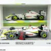 Minichamps - 1:18 Brawn GP BGP001 No.22 Jenson Button World Champion Brazilian GP 2009 with Pitboard - Limited Edition Diecast Model 40 Minichamps - 1:18 Brawn GP BGP001 No.22 Jenson Button World Champion Brazilian GP 2009 with Pitboard - Limited Edition Diecast Model