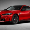Minichamps - 1:18 BMW M4 CSL Red Metallic 2022