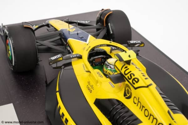 Minichamps - 1:12 McLaren F1 MCL38 No.4 Lando Norris Monaco GP 2024 Senna Tribute - Limited Edition Resin Model