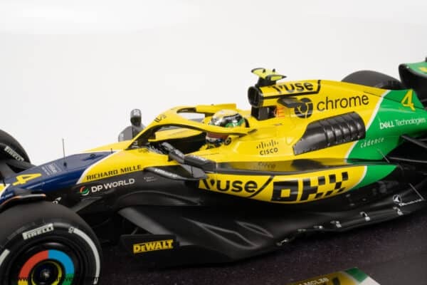 Minichamps - 1:12 McLaren F1 MCL38 No.4 Lando Norris Monaco GP 2024 Senna Tribute - Limited Edition Resin Model