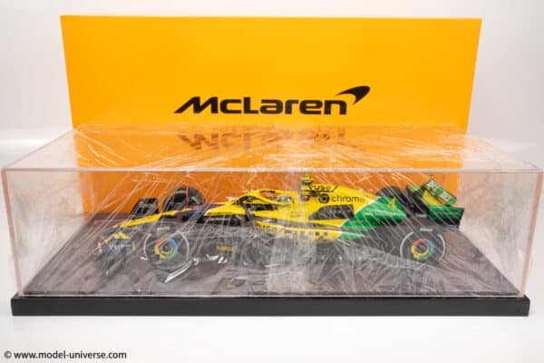 Minichamps - 1:12 McLaren F1 MCL38 No.4 Lando Norris Monaco GP 2024 Senna Tribute - Limited Edition Resin Model