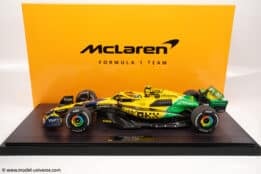 Minichamps - 1:12 McLaren F1 MCL38 No.4 Lando Norris Monaco GP 2024 Senna Tribute - Limited Edition Resin Model
