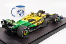 Minichamps - 1:12 McLaren F1 MCL38 No.4 Lando Norris Monaco GP 2024 Senna Tribute - Limited Edition Resin Model
