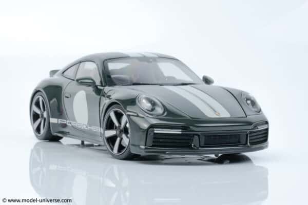 minichamps porsche sport classic green 1_18 diecast model 02