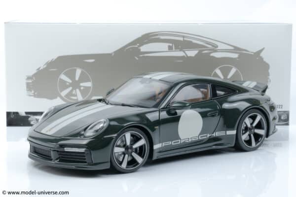 minichamps porsche sport classic green 1_18 diecast model 17