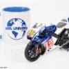Minichamps - 1:12 Fiat Yamaha YZR-M1 No.46 Valentino Rossi World Champion MotoGP 2009 (Race Weathered Version) - Limited Edition Diecast Model