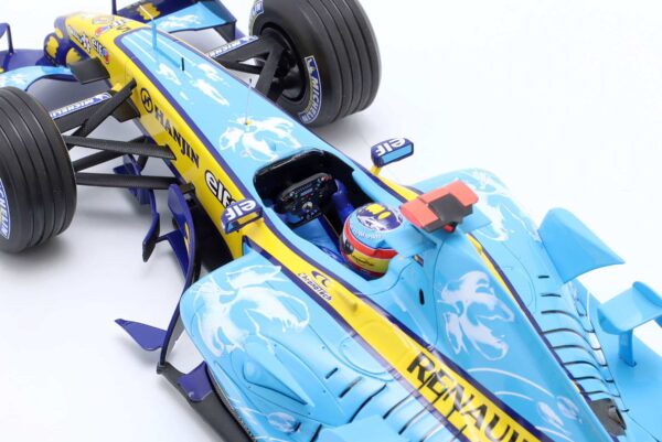 Minichamps - 1:18 Renault R25 No.5 Fernando Alonso World Champion British GP 2025 - Limited Edition Resin Model 12 Minichamps - 1:18 Renault R25 No.5 Fernando Alonso World Champion British GP 2025 - Limited Edition Resin Model