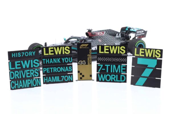 Minichamps - 1:18 Mercedes-AMG F1 W11 No.44 Lewis Hamilton World Champion 2020 Turkish GP - Limited Edition Diecast Model 13 Minichamps - 1:18 Mercedes-AMG F1 W11 No.44 Lewis Hamilton World Champion 2020 Turkish GP - Limited Edition Diecast Model