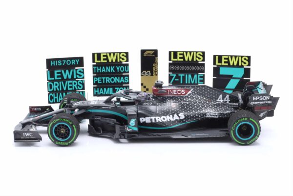 Minichamps - 1:18 Mercedes-AMG F1 W11 No.44 Lewis Hamilton World Champion 2020 Turkish GP - Limited Edition Diecast Model 14 Minichamps - 1:18 Mercedes-AMG F1 W11 No.44 Lewis Hamilton World Champion 2020 Turkish GP - Limited Edition Diecast Model