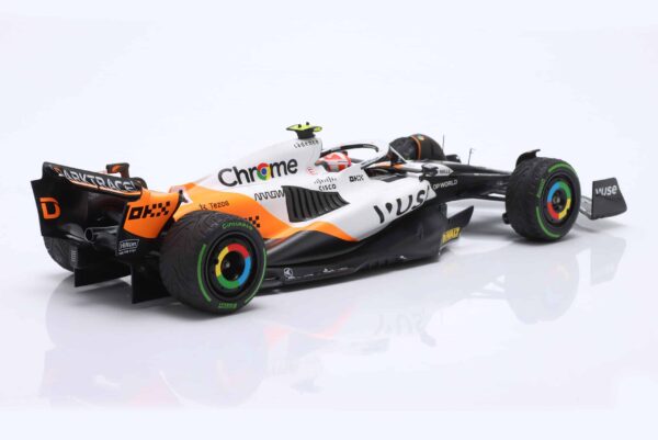 Minichamps - 1:18 McLaren MCL60 No.4 Lando Norris Monaco GP 2023 - Limited Edition Diecast Model 10 Minichamps - 1:18 McLaren MCL60 No.4 Lando Norris Monaco GP 2023 - Limited Edition Diecast Model