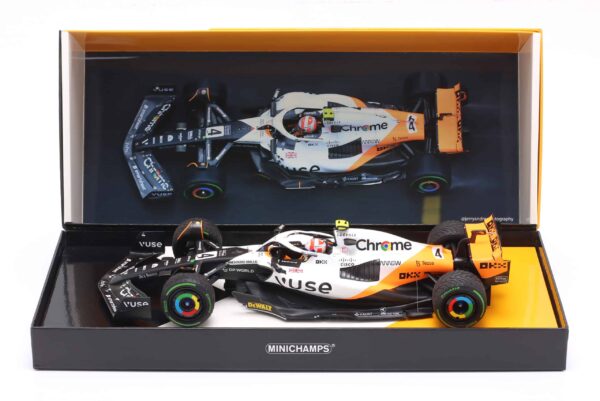 Minichamps - 1:18 McLaren MCL60 No.4 Lando Norris Monaco GP 2023 - Limited Edition Diecast Model 8 Minichamps - 1:18 McLaren MCL60 No.4 Lando Norris Monaco GP 2023 - Limited Edition Diecast Model
