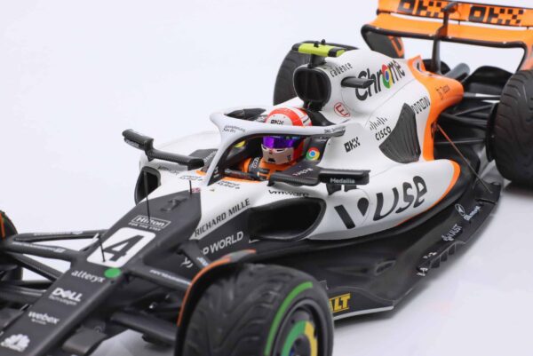 Minichamps - 1:18 McLaren MCL60 No.4 Lando Norris Monaco GP 2023 - Limited Edition Diecast Model 13 Minichamps - 1:18 McLaren MCL60 No.4 Lando Norris Monaco GP 2023 - Limited Edition Diecast Model