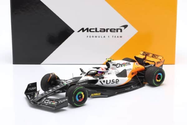 Minichamps - 1:18 McLaren MCL60 No.4 Lando Norris Monaco GP 2023 - Limited Edition Diecast Model