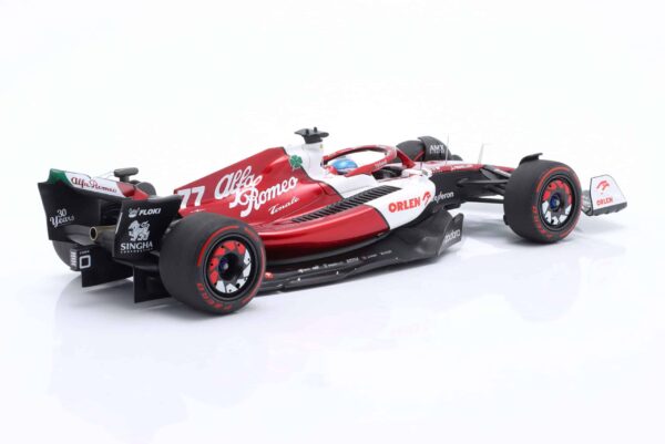 Minichamps - 1:18 Alfa Romeo F1 C42 No.77 Valtteri Bottas Bahrain GP 2025 - Limited Edition Diecast Model 9 minichamps_1_18_valtteri_bottas_alfa_romeo_c42_no7 3