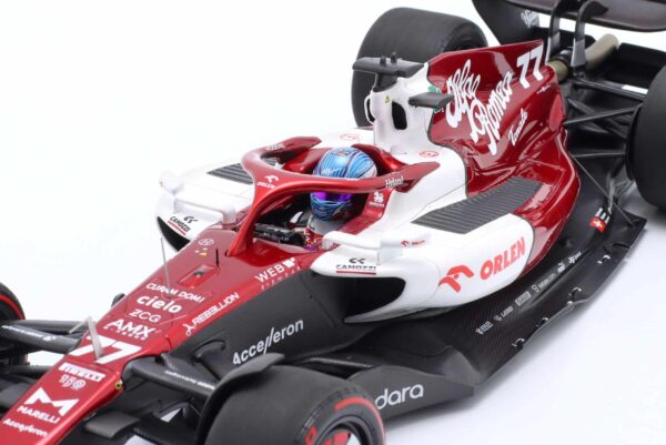 Minichamps - 1:18 Alfa Romeo F1 C42 No.77 Valtteri Bottas Bahrain GP 2025 - Limited Edition Diecast Model 11 minichamps_1_18_valtteri_bottas_alfa_romeo_c42_no7 5