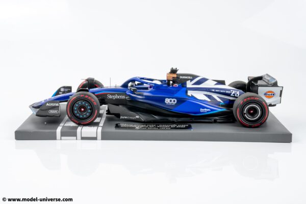 Minichamps - 1:18 Williams Racing FW45 Alexander Albon Williams 800th GP British GP 2023 - Limited Edition Resin Model 16 Minichamps - 1:18 Williams Racing FW45 Alexander Albon Williams 800th GP British GP 2023 - Limited Edition Resin Model