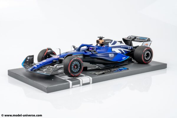 Minichamps - 1:18 Williams Racing FW45 Alexander Albon Williams 800th GP British GP 2023 - Limited Edition Resin Model 12 Minichamps - 1:18 Williams Racing FW45 Alexander Albon Williams 800th GP British GP 2023 - Limited Edition Resin Model