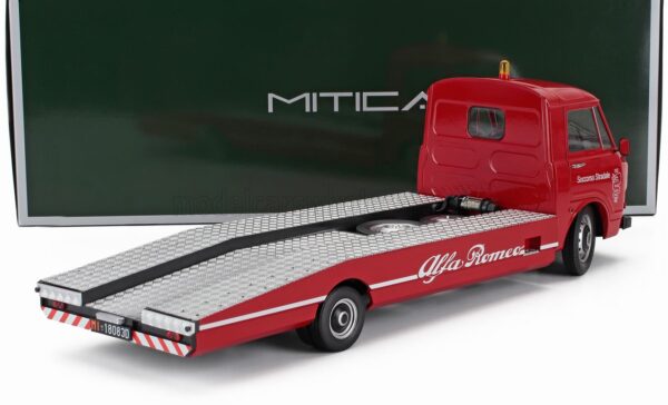 Mitica 1:18 Alfa Romeo A12 (F12) Carro Attrezzi Tow Truck Red 1977 Transporter (200083-D) Limited Edition Diecast Model 19 Mitica 1:18 Alfa Romeo A12 (F12) Carro Attrezzi Tow Truck Red 1977 Transporter (200083-D) Limited Edition Diecast Model
