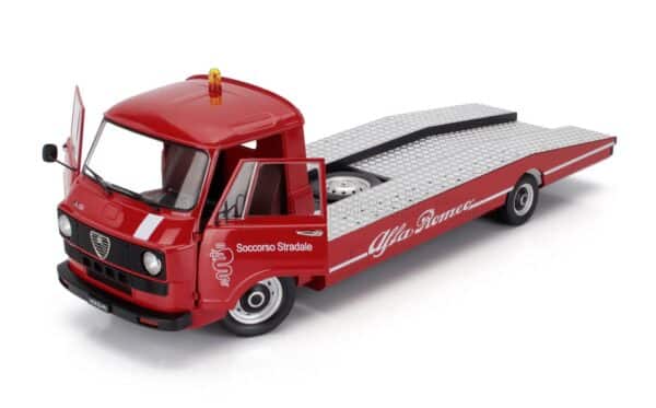 Mitica 1:18 Alfa Romeo A12 (F12) Carro Attrezzi Tow Truck Red 1977 Transporter (200083-D) Limited Edition Diecast Model 23 Mitica 1:18 Alfa Romeo A12 (F12) Carro Attrezzi Tow Truck Red 1977 Transporter (200083-D) Limited Edition Diecast Model