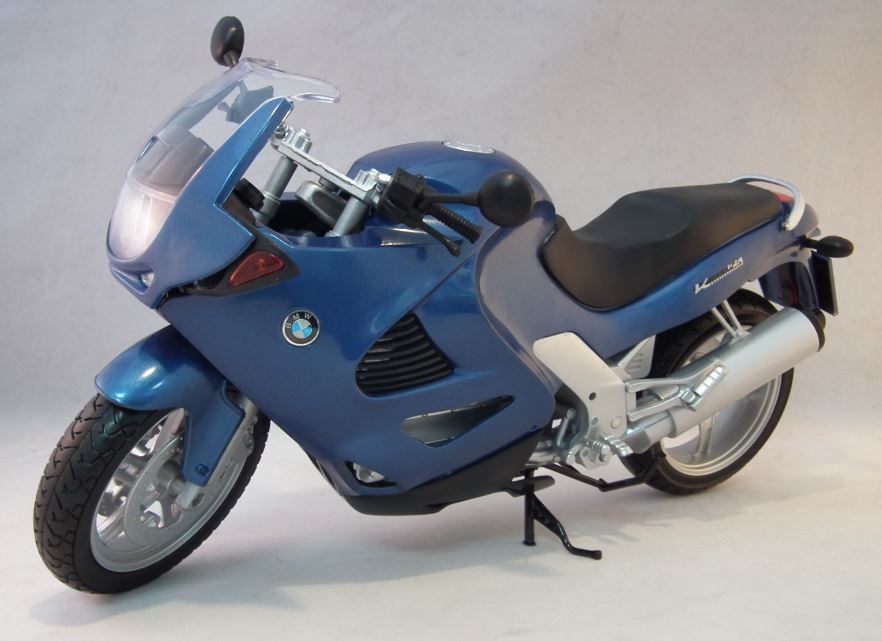 Motormax 76251 1:6 BMW K1200RS Blue Diecast Model Motorcycle