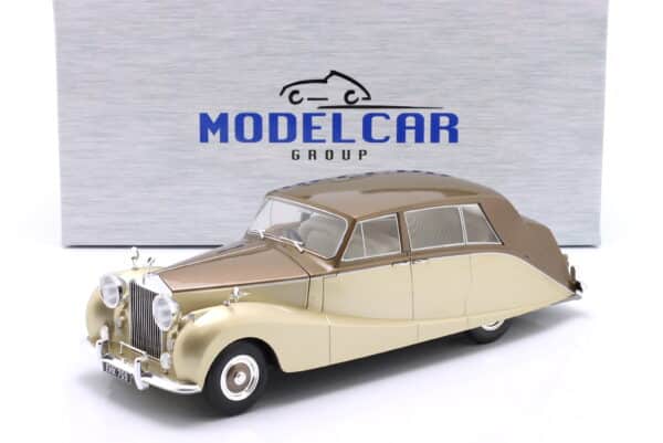 MCG 1:18 Rolls Royce Silver Wraith Empress by Hooper Brown/Gold 1956 (MCG18000) Diecast Model