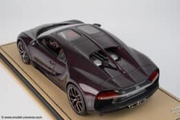 MR Collection 1:18 Bugatti Chiron Sky View Red Carbon / Black - Limited Edition Resin Model