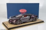 MR Collection - 1:18 Bugatti Chiron Sky View Red Carbon / Black - Limited Edition Resin Model